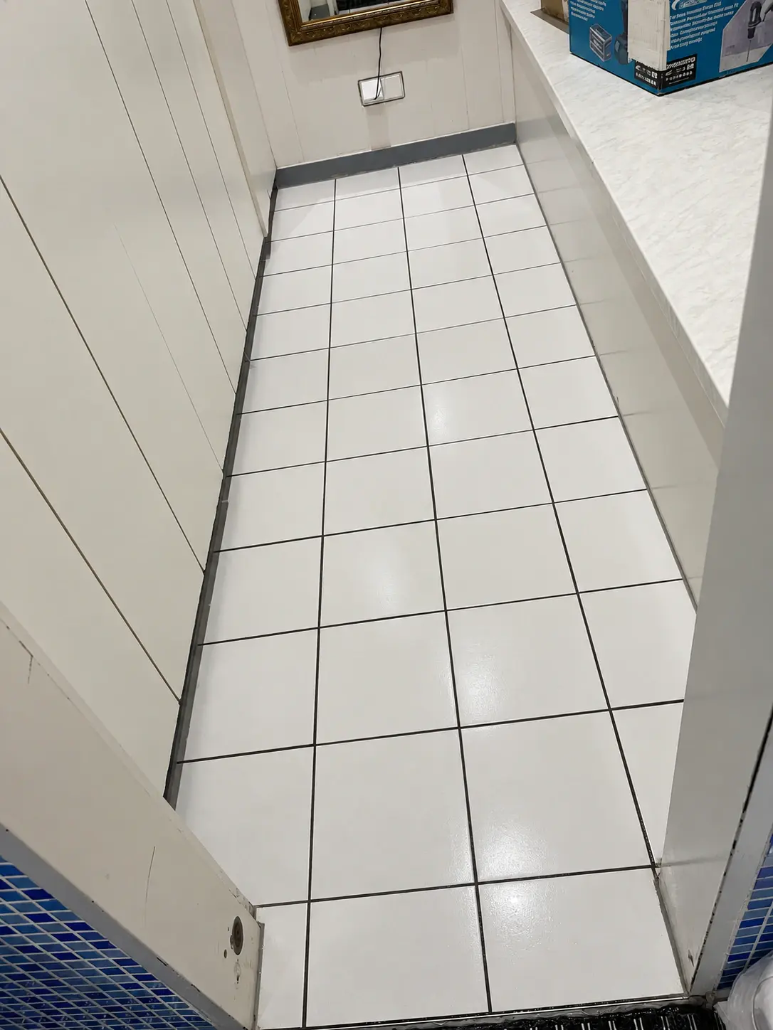 Gereinigte öffentliche Dusche